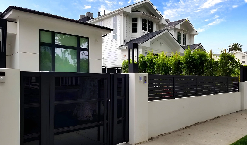 House with gate